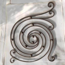 Decoration Forged Steel Groupware Component for Wrought iron Stair Railing Forged parts for Wrought iron Railings